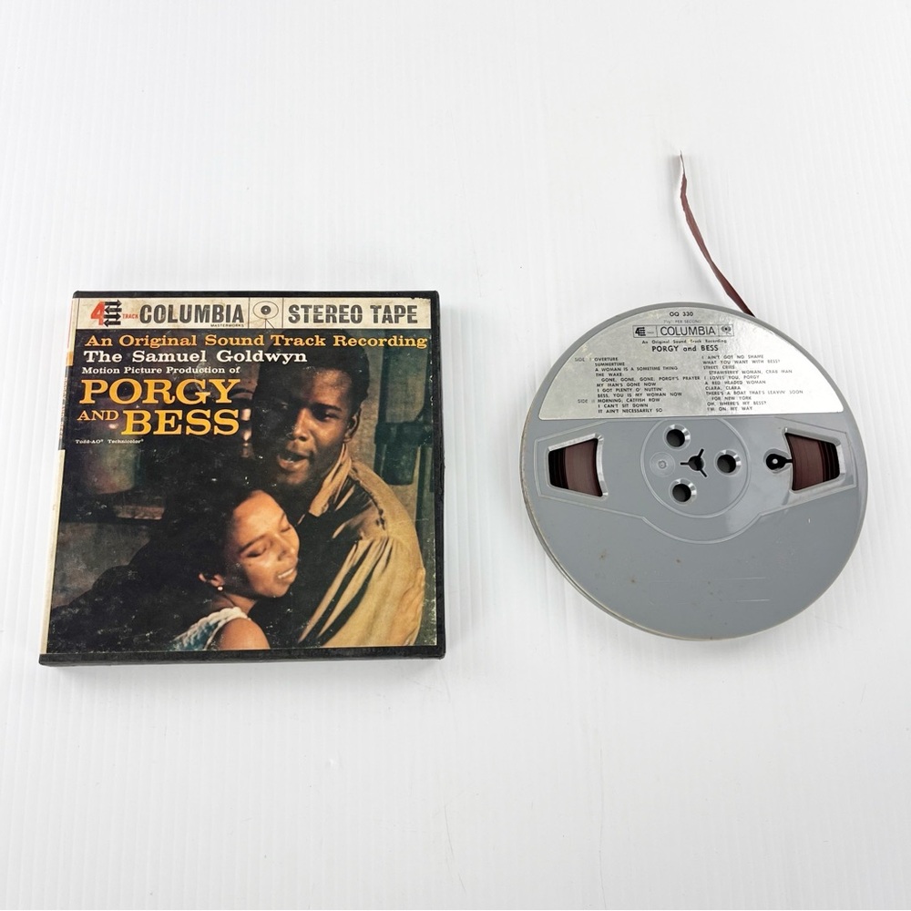Columbia Porgy and Bess Reel to Reel Tape Stereo 4 Track Soundtrack OQ 330